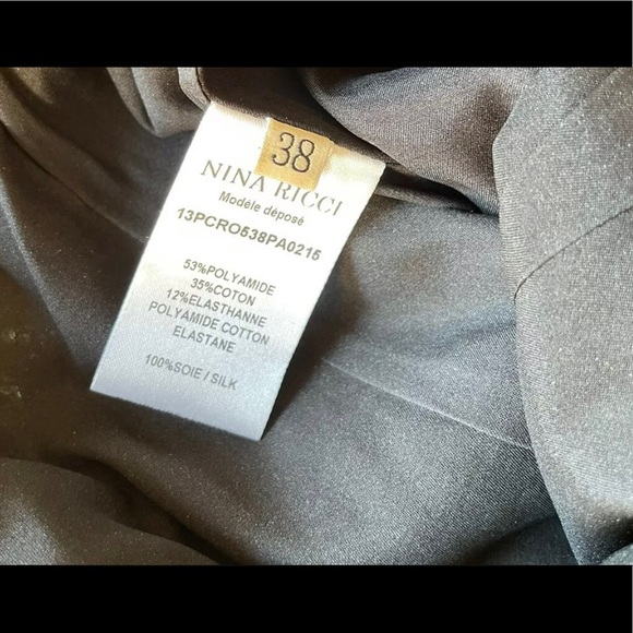 Nina Ricci gown, floral lace with silk slip - Picture 10 of 12